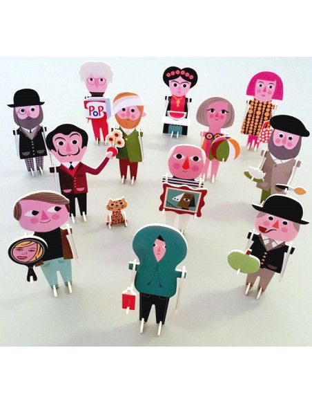 Puzzle Przestrzenne 3D ARTYŚCI