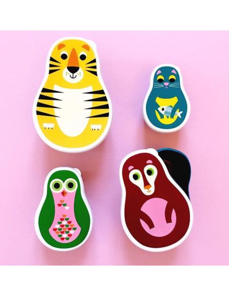Lunchbox Pudełka na Przekąski ZWIERZĘTA Lunchbox Pudełka na Przekąski ZWIERZĘTA
